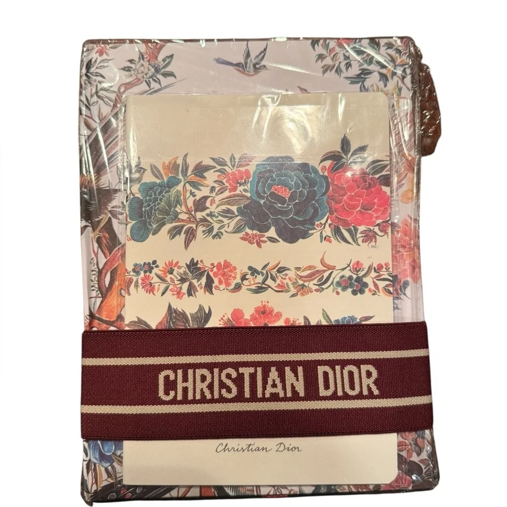 Christian Dior Floral Stationery Set GWP